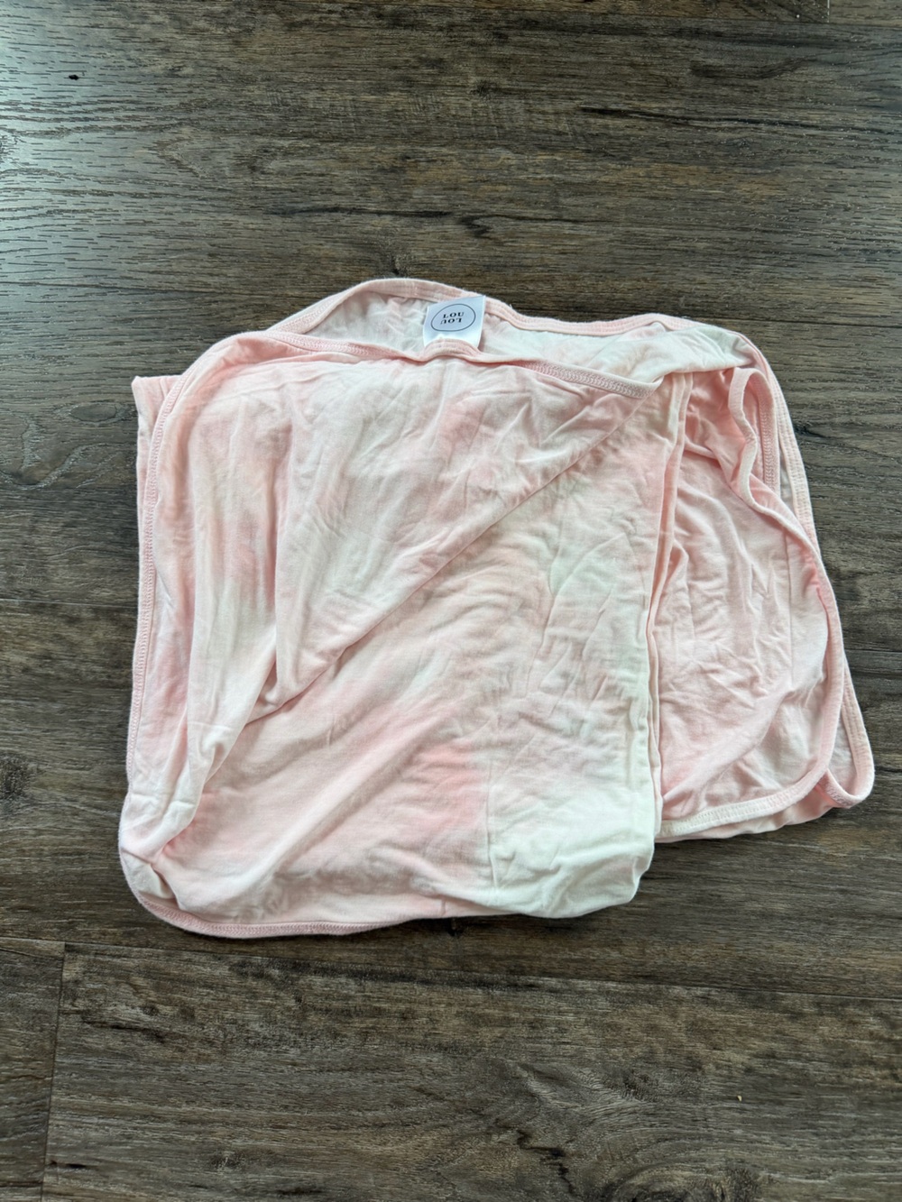 Lou Lou & Company Tie-Dye Light Pink Soft Stretchy Swaddle